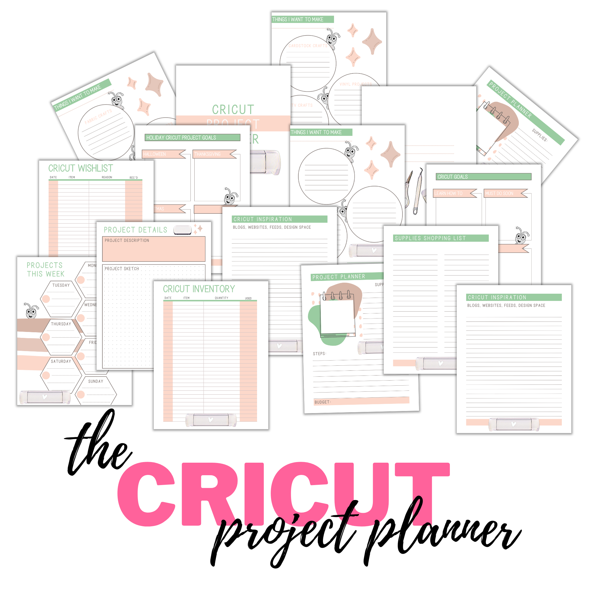 Cricut Project Planner PDF