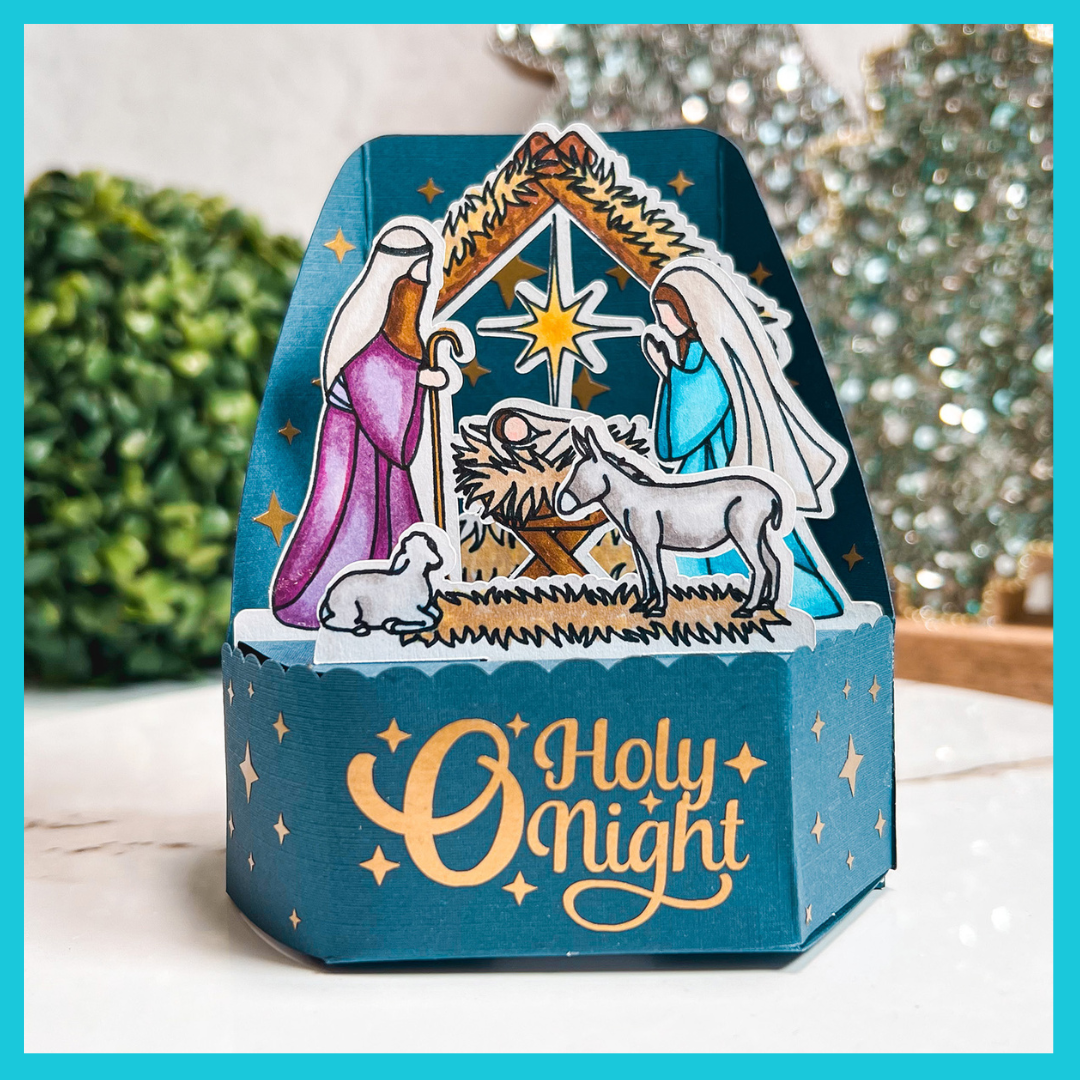 3D Pop-Up Display Christmas Card 