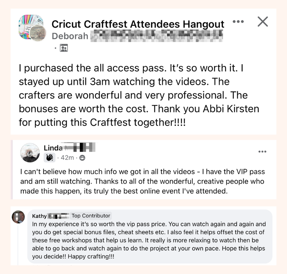 Cricut Craftfest Reviews - Square3